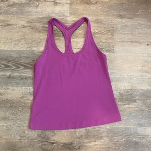 Lululemon waist length Razorback tank